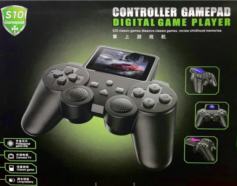 Controller GamePad cu Ecran Digital, 520 de jocuri incluse