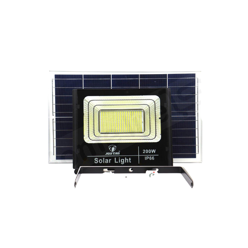 Proiector LED Jortan IP66 10W, panou solar si telecomanda cu functii multiple