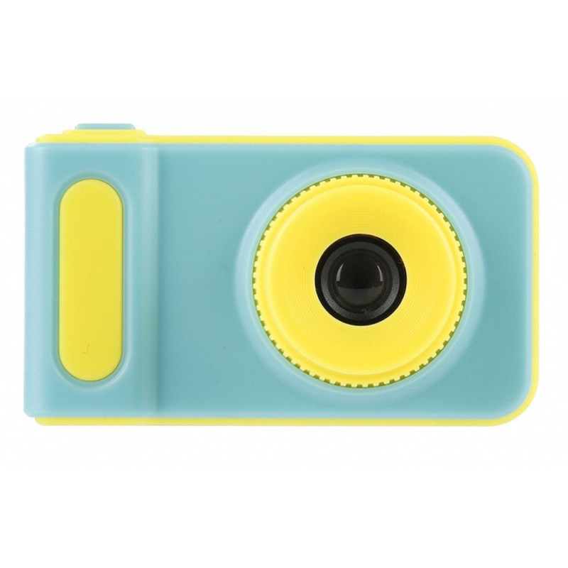 Camera foto pentru copii albastru cu galben + card de memorie 8GB