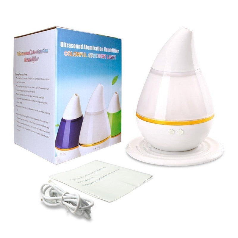 Umidificator cu lumina LED diferite culori ajuta la purificarea aerului alimentare USB alb